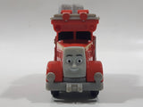 2010 Mattel Thomas & Friends Talking Flynn Ladder Fire Truck Red Orange 4 1/8" Long Magnetic Die Cast Toy Vehicle V8981