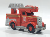 2010 Mattel Thomas & Friends Talking Flynn Ladder Fire Truck Red Orange 4 1/8" Long Magnetic Die Cast Toy Vehicle V8981