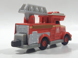 2010 Mattel Thomas & Friends Talking Flynn Ladder Fire Truck Red Orange 4 1/8" Long Magnetic Die Cast Toy Vehicle V8981