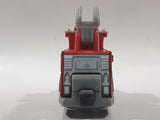 2010 Mattel Thomas & Friends Talking Flynn Ladder Fire Truck Red Orange 4 1/8" Long Magnetic Die Cast Toy Vehicle V8981