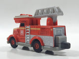 2010 Mattel Thomas & Friends Talking Flynn Ladder Fire Truck Red Orange 4 1/8" Long Magnetic Die Cast Toy Vehicle V8981