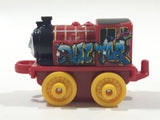 2014 Thomas & Friends Minis Victor Graffiti Dark Red 2" Long Plastic Die Cast Toy Vehicle CGM30