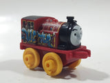 2014 Thomas & Friends Minis Victor Graffiti Dark Red 2" Long Plastic Die Cast Toy Vehicle CGM30