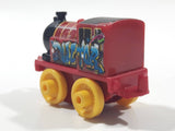 2014 Thomas & Friends Minis Victor Graffiti Dark Red 2" Long Plastic Die Cast Toy Vehicle CGM30