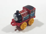 2014 Thomas & Friends Minis Victor Graffiti Dark Red 2" Long Plastic Die Cast Toy Vehicle CGM30