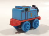 2014 Thomas & Friends Minis #1 Thomas Blue 2" Long Plastic Die Cast Toy Vehicle CGM30