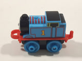 2014 Thomas & Friends Minis #1 Thomas Blue 2" Long Plastic Die Cast Toy Vehicle CGM30