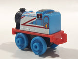 2014 Thomas & Friends Minis #4 Gordon Blue and White 2" Long Plastic Die Cast Toy Vehicle CGM30