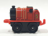2014 Thomas & Friends Minis #5 James Red 2" Long Plastic Die Cast Toy Vehicle CGM30