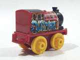 2014 Thomas & Friends Minis Victor Graffiti Dark Red 2" Long Plastic Die Cast Toy Vehicle CGM30