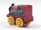 2014 Thomas & Friends Minis Victor Graffiti Dark Red 2" Long Plastic Die Cast Toy Vehicle CGM30