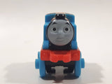 2014 Thomas & Friends Minis #1 Thomas Blue with Flames 2" Long Plastic Die Cast Toy Vehicle CGM30