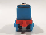 2014 Thomas & Friends Minis #1 Thomas Blue with Flames 2" Long Plastic Die Cast Toy Vehicle CGM30