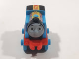 2014 Thomas & Friends Minis #1 Thomas Blue with Flames 2" Long Plastic Die Cast Toy Vehicle CGM30