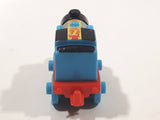 2014 Thomas & Friends Minis #1 Thomas Blue with Flames 2" Long Plastic Die Cast Toy Vehicle CGM30