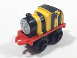 2014 Thomas & Friends Minis #5 James Yellow and Black Striped 2" Long Plastic Die Cast Toy Vehicle CGM30
