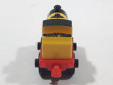 2014 Thomas & Friends Minis #5 James Yellow and Black Striped 2" Long Plastic Die Cast Toy Vehicle CGM30