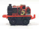 2014 Thomas & Friends Minis #5 James Lion Racing Red Black 2" Long Plastic Die Cast Toy Vehicle CGM30