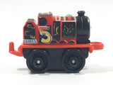 2014 Thomas & Friends Minis #5 James Lion Racing Red Black 2" Long Plastic Die Cast Toy Vehicle CGM30