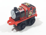 2014 Thomas & Friends Minis #5 James Lion Racing Red Black 2" Long Plastic Die Cast Toy Vehicle CGM30