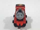 2014 Thomas & Friends Minis #5 James Lion Racing Red Black 2" Long Plastic Die Cast Toy Vehicle CGM30