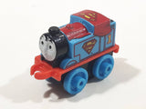 2014 Thomas & Friends Minis DC Comics #1 Superman Thomas Blue 2" Long Plastic Die Cast Toy Vehicle CGM30