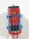 2014 Thomas & Friends Minis DC Comics #1 Superman Thomas Blue 2" Long Plastic Die Cast Toy Vehicle CGM30
