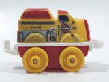 2014 Thomas & Friends Minis Flynn Yellow and Red 2" Long Plastic Die Cast Toy Vehicle CGM30