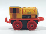 2014 Thomas & Friends Minis Bill SCC Yellow 2" Long Plastic Die Cast Toy Vehicle CGM30