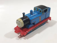 1995 ERTL Britt Allcroft Thomas The Tank Engine & Friends #1 Thomas Blue Train Engine Locomotive Die Cast Toy Vehicle