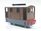 1989 ERTL Britt Allcroft Thomas & Friends #7 Toby Tram Brown Train Car Die Cast Toy Vehicle