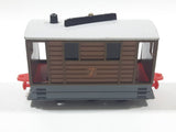 1989 ERTL Britt Allcroft Thomas & Friends #7 Toby Tram Brown Train Car Die Cast Toy Vehicle