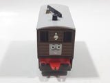 1989 ERTL Britt Allcroft Thomas & Friends #7 Toby Tram Brown Train Car Die Cast Toy Vehicle
