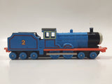 1989 ERTL Britt Allcroft Thomas The Tank Engine & Friends #2 Edward Blue Train Engine Locomotive Die Cast Toy Vehicle