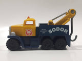 2012 Mattel Thomas & Friends Butch Sodor Tow Truck Yellow and Blue Die Cast Toy Vehicle V8976