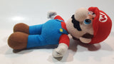 Nintendo Super Mario Bros Wii Mario 9" Tall Stuffed Plush Character No Tags