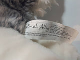 2008 Animal Alley Husky Dog 13" Long Stuffed Animal Plush Toy