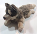 Russ Berrie Yomiko Classics Husky Dog 15" Long Stuffed Animal Plush Toy