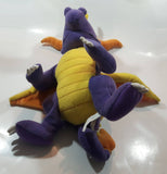 2001 Universal Interactive Studios Play By Play Purple Spyro The Dragon Large 20" Tall Stuffed Plush Toy PS1 Play Station 1 Video Game Character