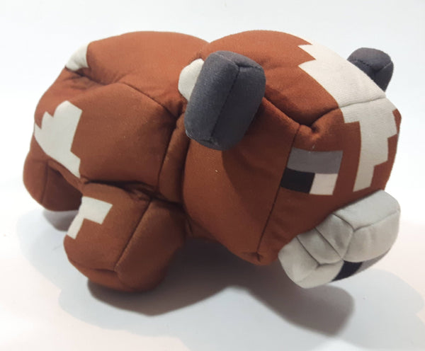 2014 Mattel Minecraft Cow Raw Beef Steak Flipping Reversible 8" Tall Stuffed Plush Video Game Character