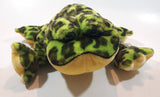 Ganz Webkinz Bull Frog Green 8" Long Stuffed Animal Plush Toy with Tags