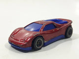 2004 Hot Wheels Track Aces Speed Blaster Metallic Dark Red Die Cast Toy Car Vehicle