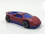 2004 Hot Wheels Track Aces Speed Blaster Metallic Dark Red Die Cast Toy Car Vehicle