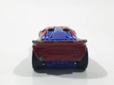 2004 Hot Wheels Track Aces Speed Blaster Metallic Dark Red Die Cast Toy Car Vehicle