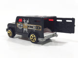 2002 Hot Wheels Fed Fleet Armored Truck Black Die Cast Toy Car Vehicle with Opening Rear Door