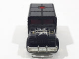 2002 Hot Wheels Fed Fleet Armored Truck Black Die Cast Toy Car Vehicle with Opening Rear Door