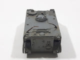 Rare Vintage PlayArt Fast Wheel Armoured Personel Carrier U.S. Army F58 Grey Die Cast Toy Car Vehicle Missing the Gun