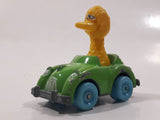 1981 Playskool The Muppets Sesame Street Big Bird Green Die Cast Toy Car Vehicle Made in Hong Kong