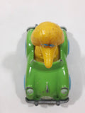 1981 Playskool The Muppets Sesame Street Big Bird Green Die Cast Toy Car Vehicle Made in Hong Kong