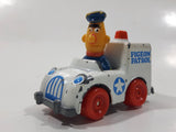 1981 1983 Playskool The Muppets Sesame Street Bert Pigeon Patrol White Die Cast Toy Car Vehicle